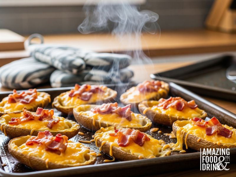 Baked Loaded Potato Skins Recipe