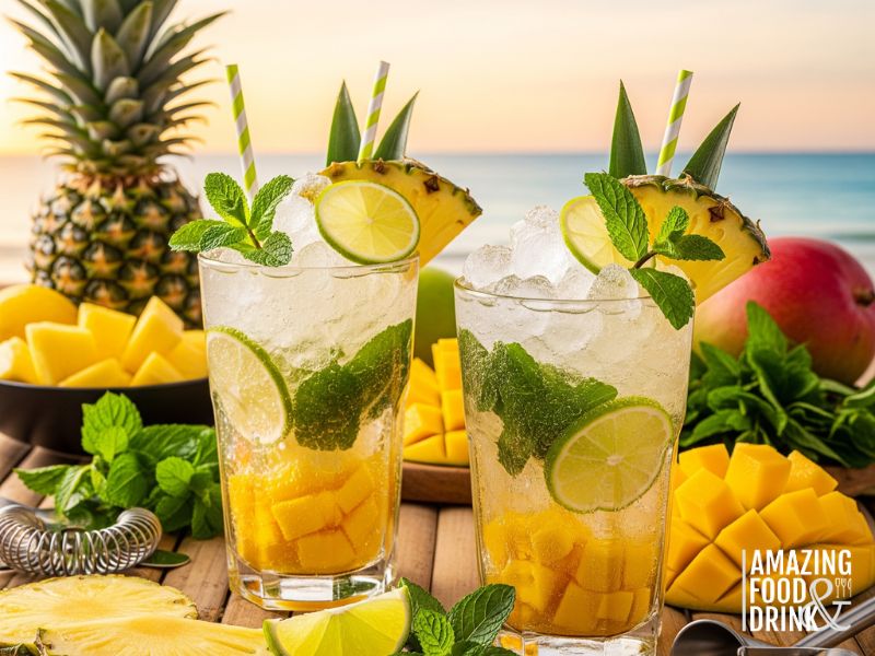 Mango Pineapple Mojito Recipe