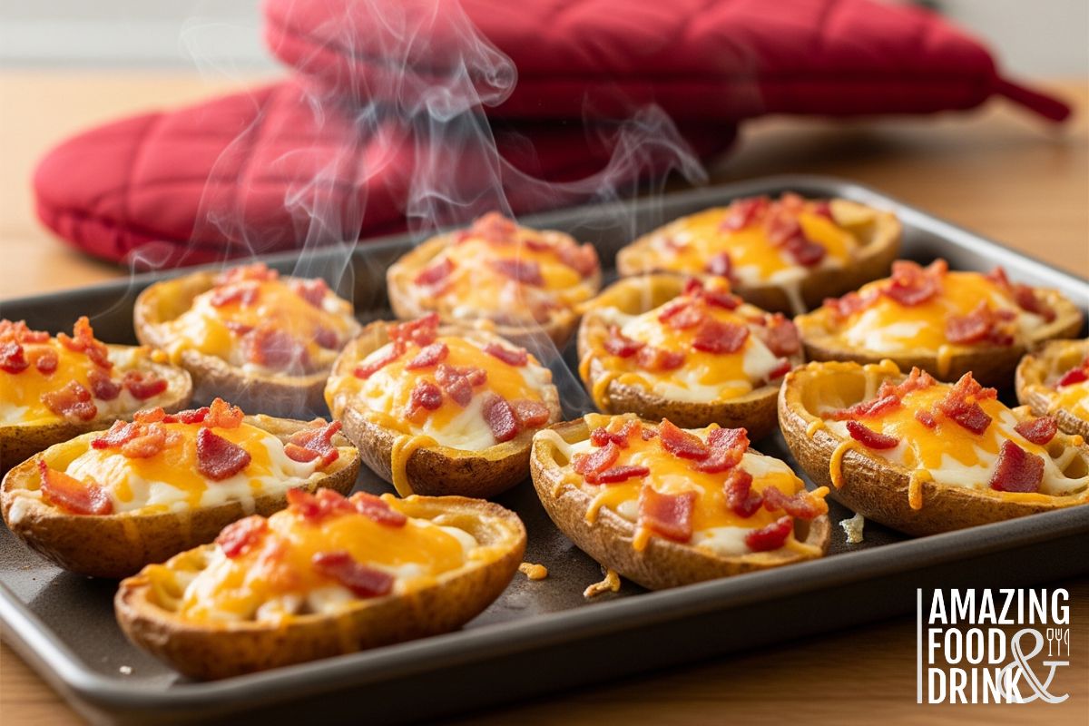 Ultimate Crispy Loaded Potato Skins Recipe