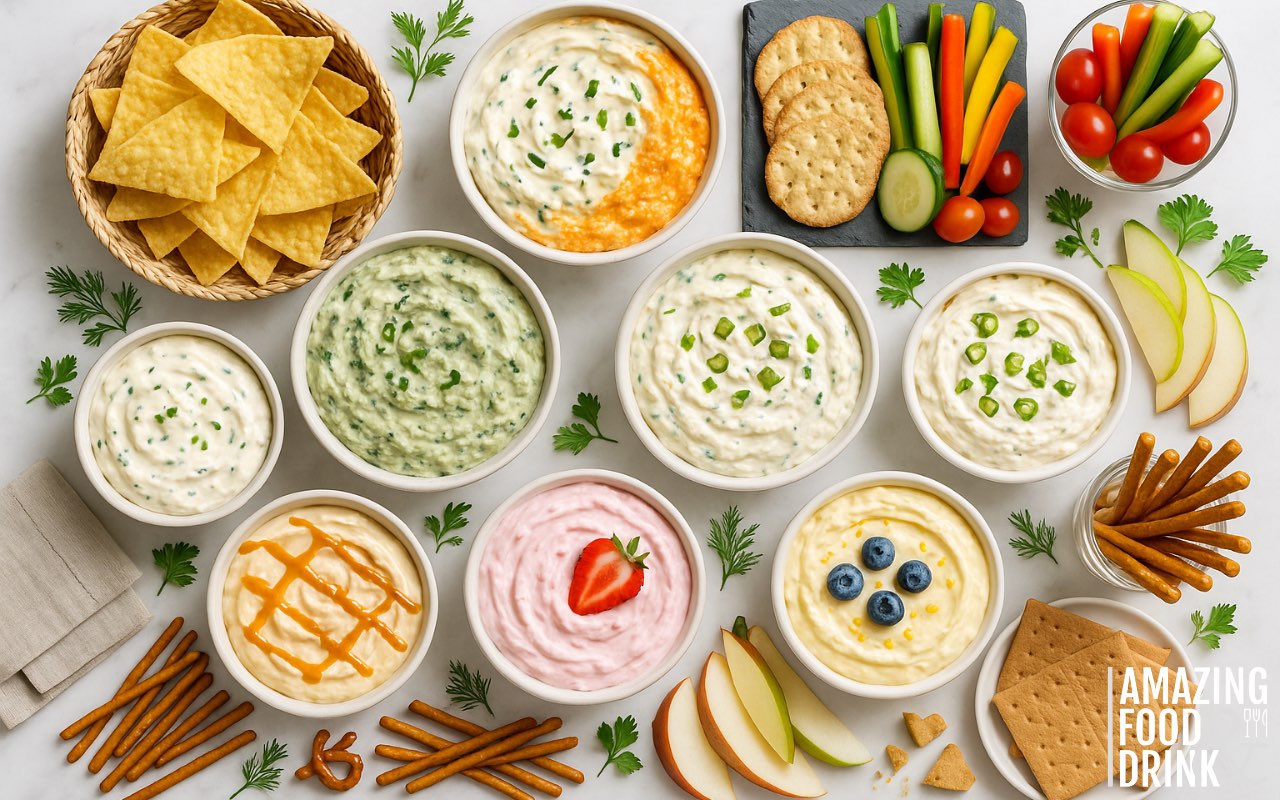 10 Cream Cheese Appetiser Dip Recipes from Classic to Creative