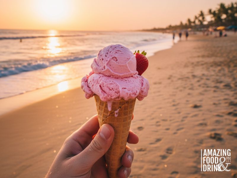 Dairy-Free Strawberry Ice Cream