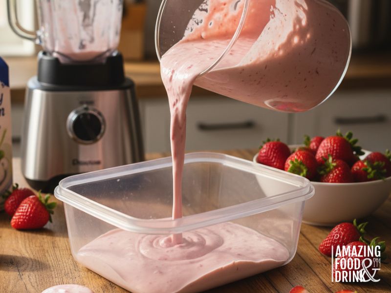 Dairy-Free Strawberry Ice Cream