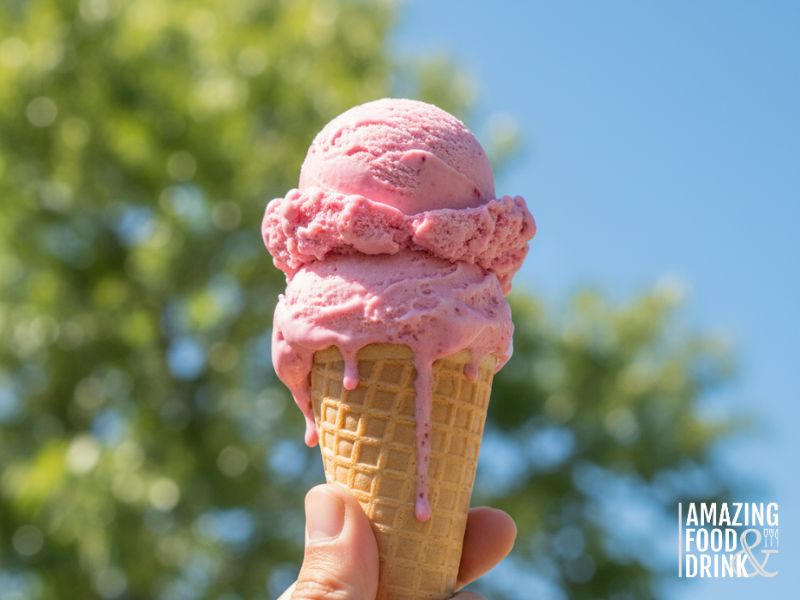 Dairy-Free Strawberry Ice Cream