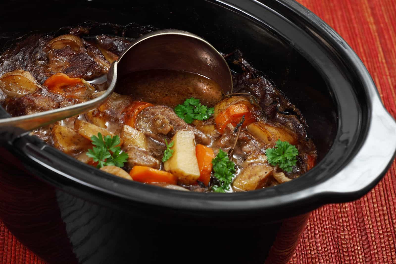 8337392 irish stew in a slow cooker pot