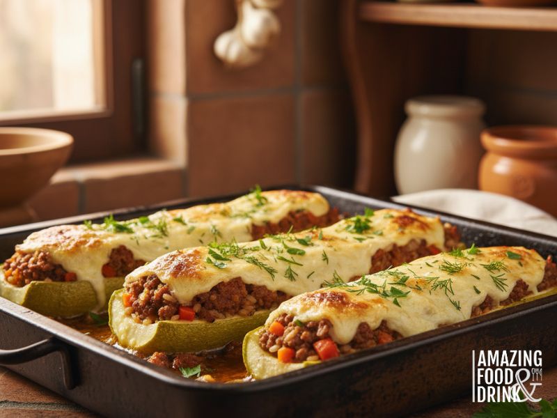 Zucchini with B&eacute;chamel