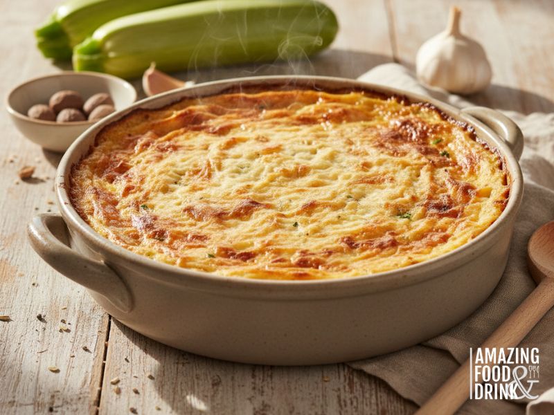 Zucchini with B&eacute;chamel