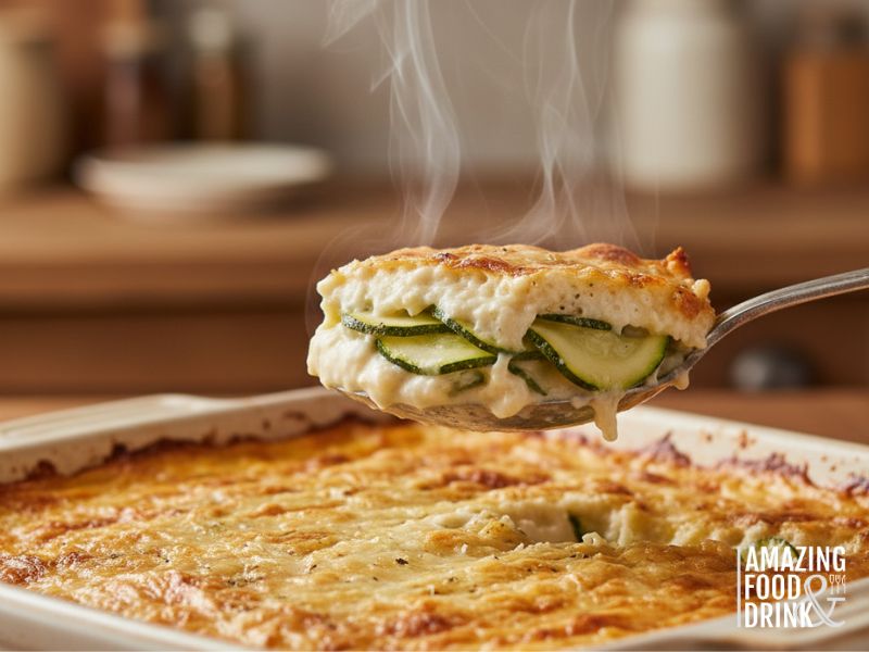 Zucchini with B&eacute;chamel