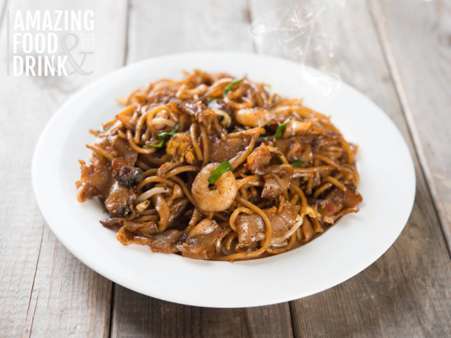 Fried Char Kuey Teow, popular noodle dish in Malaysia and Singapore