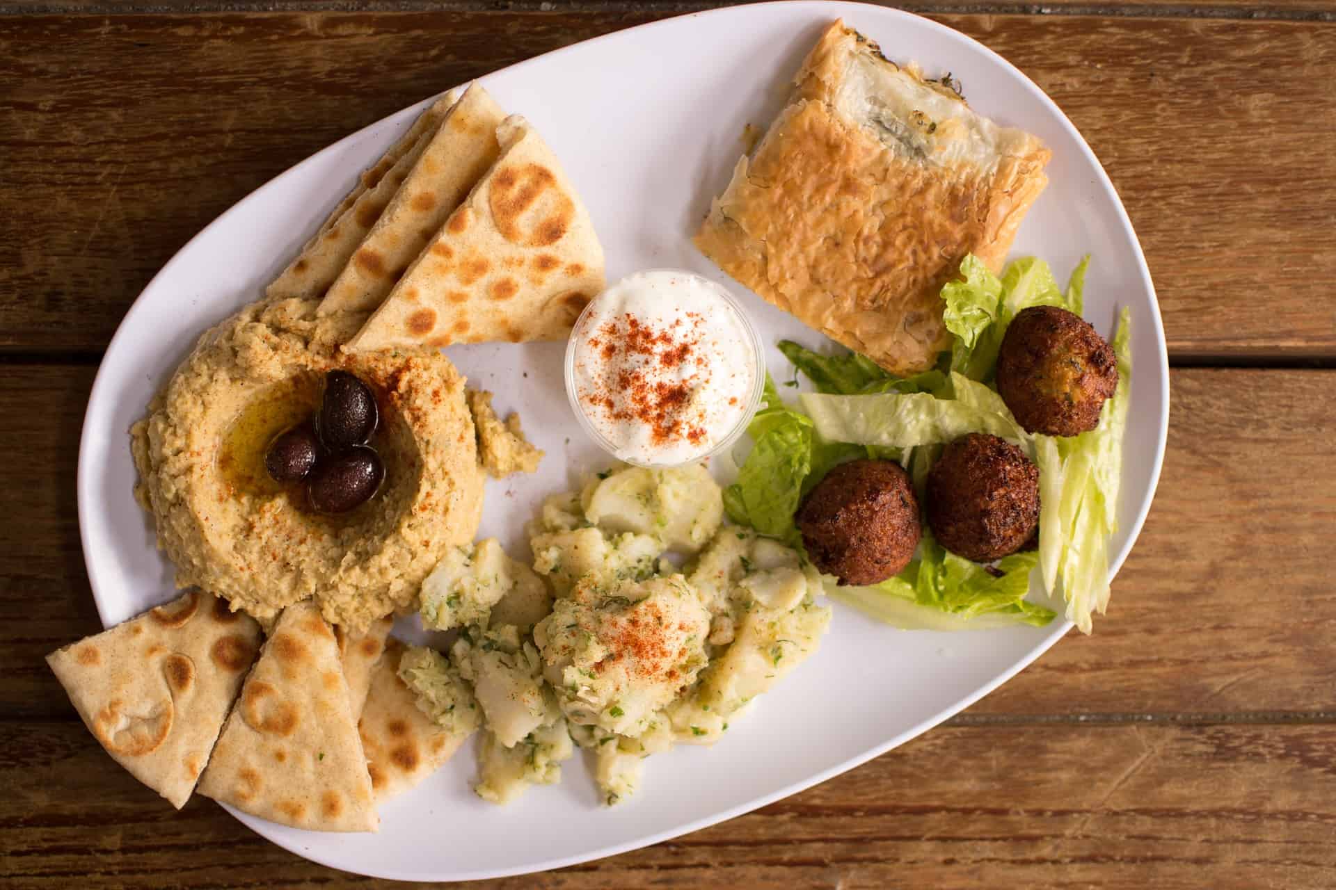 Learning the origins of falafel and hummus