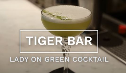How to make a Lady on Green Cocktail