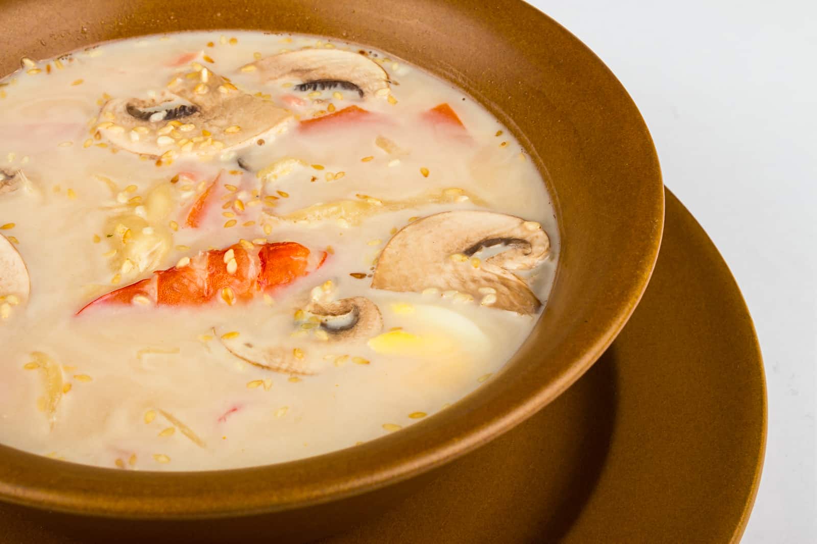 Seafood and Mushroom Soup