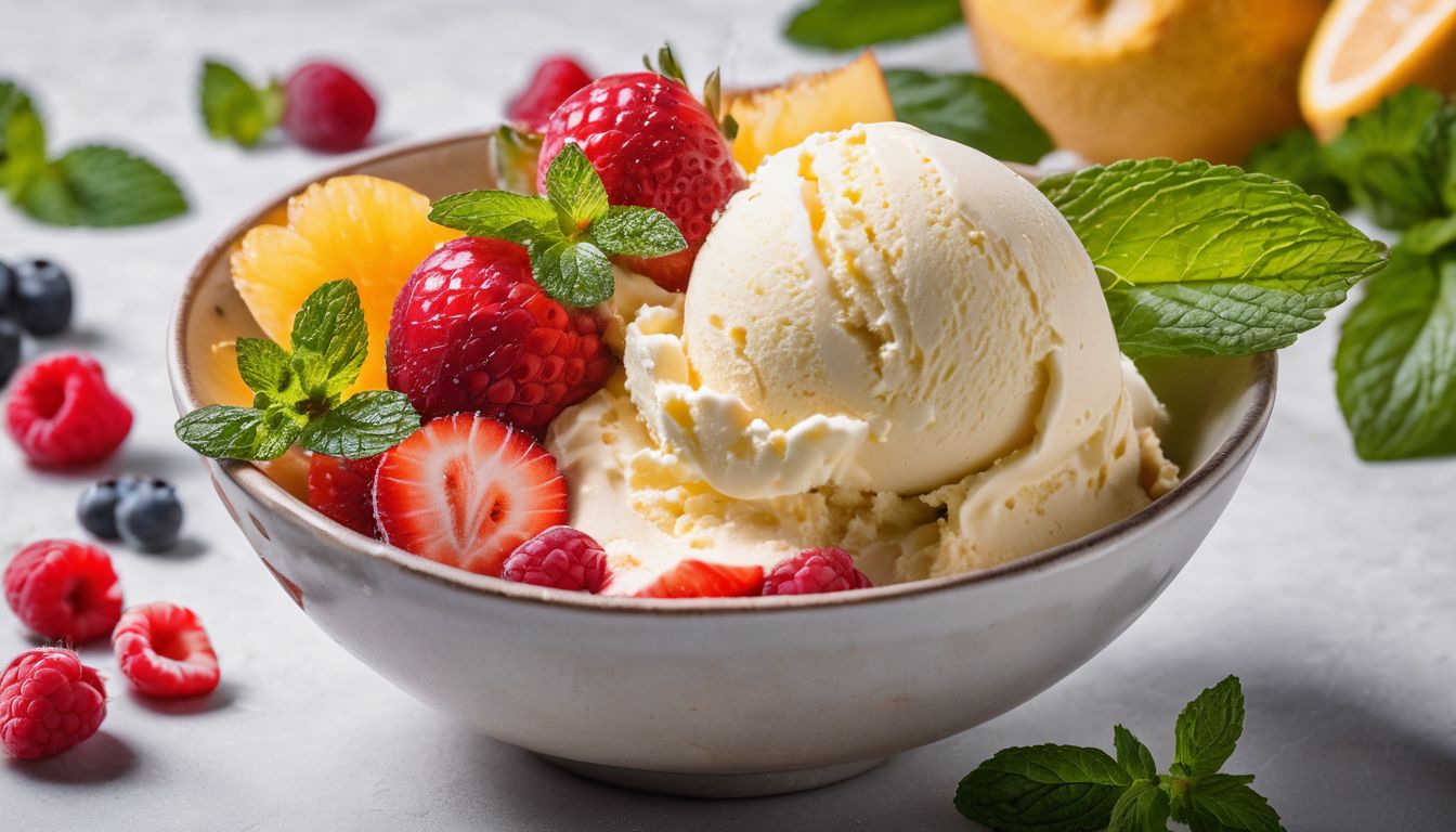 Delicious Dairy-Free Vanilla Ice Cream Recipe - Amazing Food & Drink