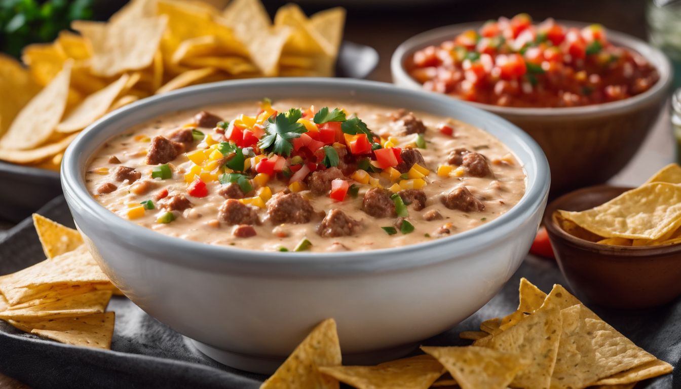 queso recipe with sausage 102444604