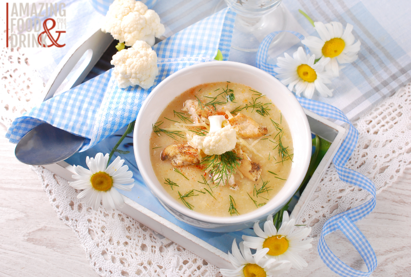 soup - Grilled Cauliflower Soup