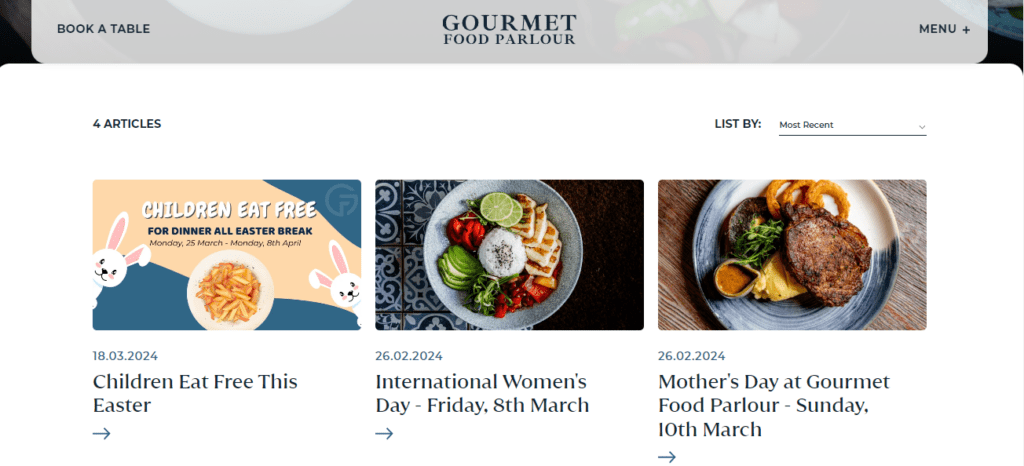 Gourmet Food Parlour