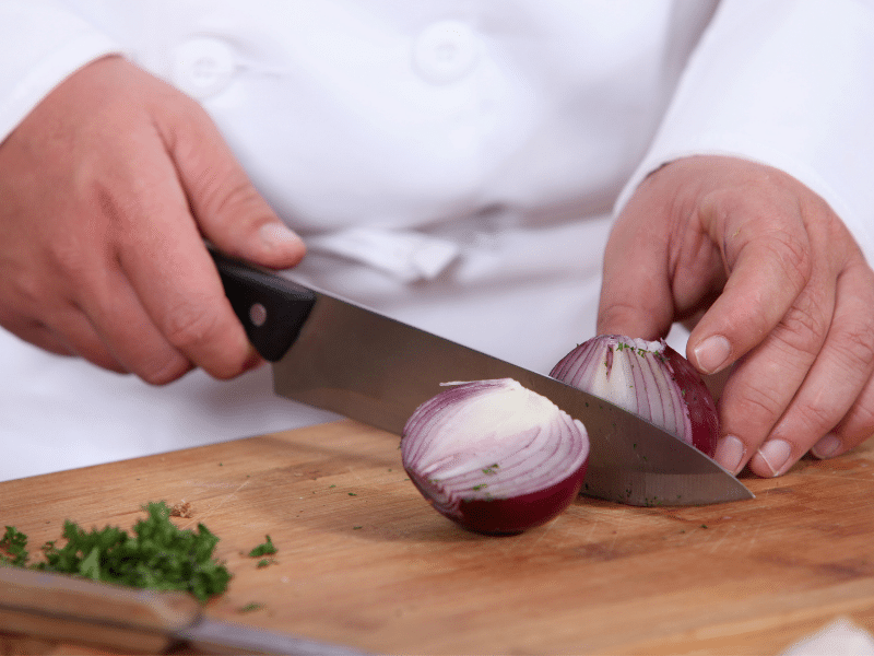 onion dicing