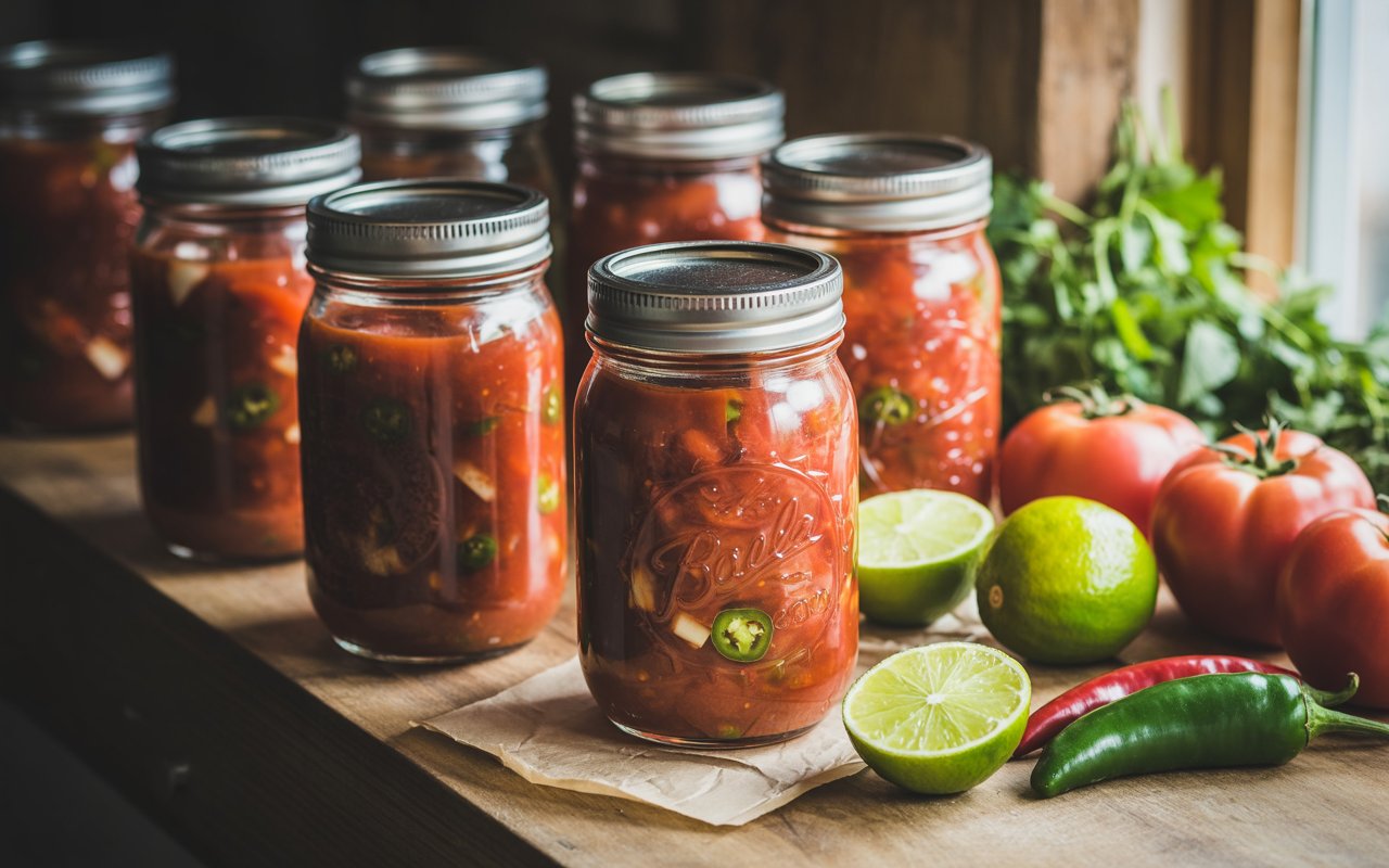 Chunky Salsa for Canning: Authentic Mexican Preserve Recipe