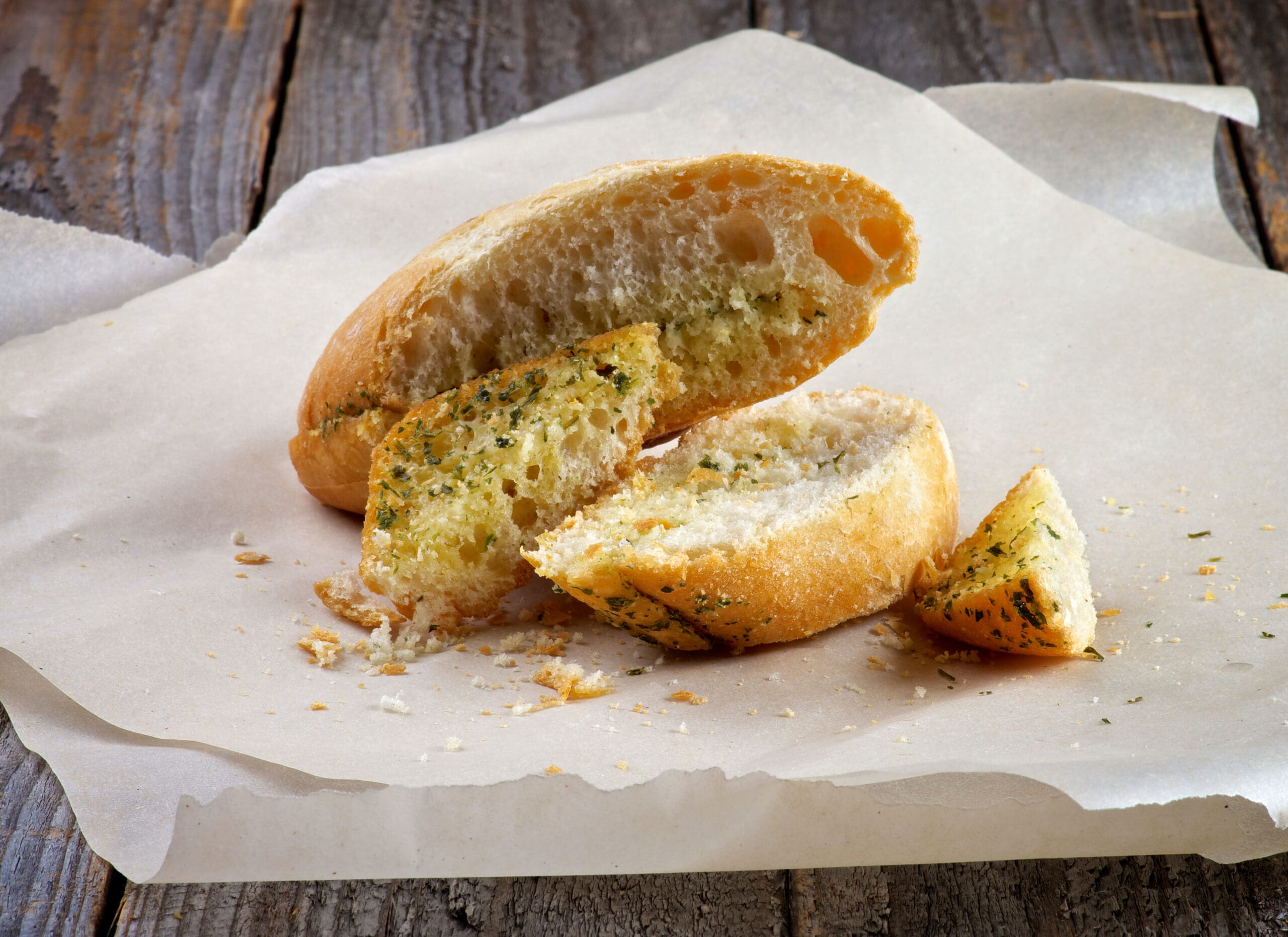Cooking Tasty Store-bought Garlic Bread