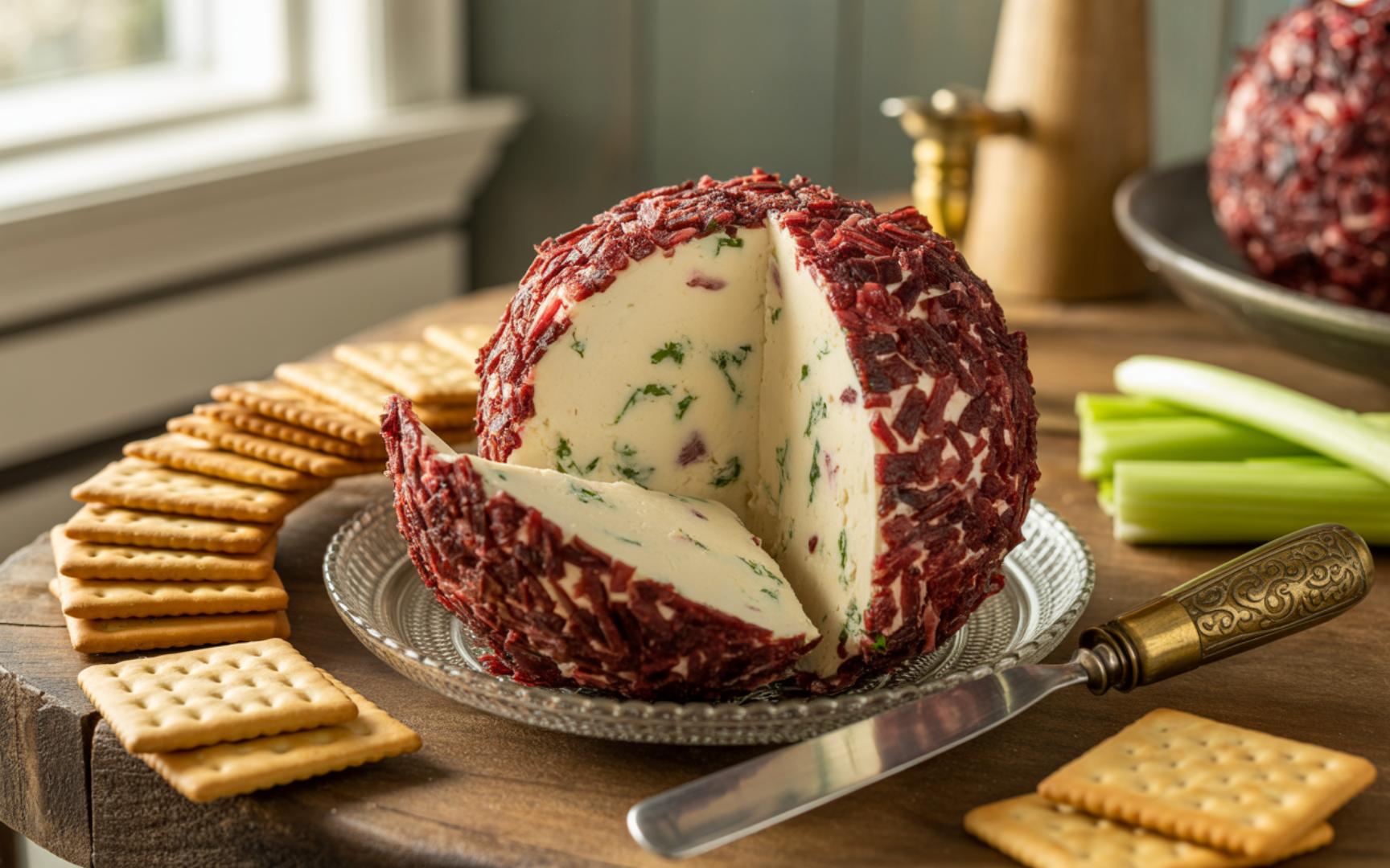 Yummy Chipped Beef Cheese Ball