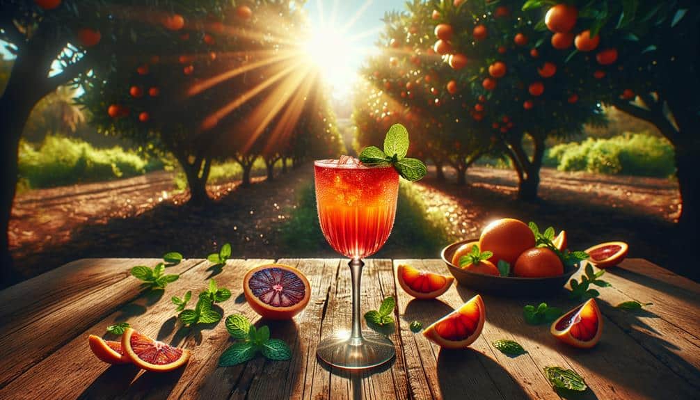 blood orange cocktail sensation