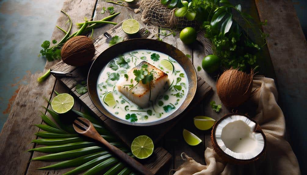 Exotic Cod in Coconut Poaching A Culinary Delight