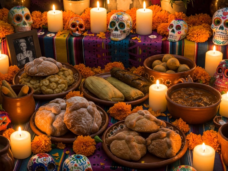 Mexican Dia de los Muertos Food