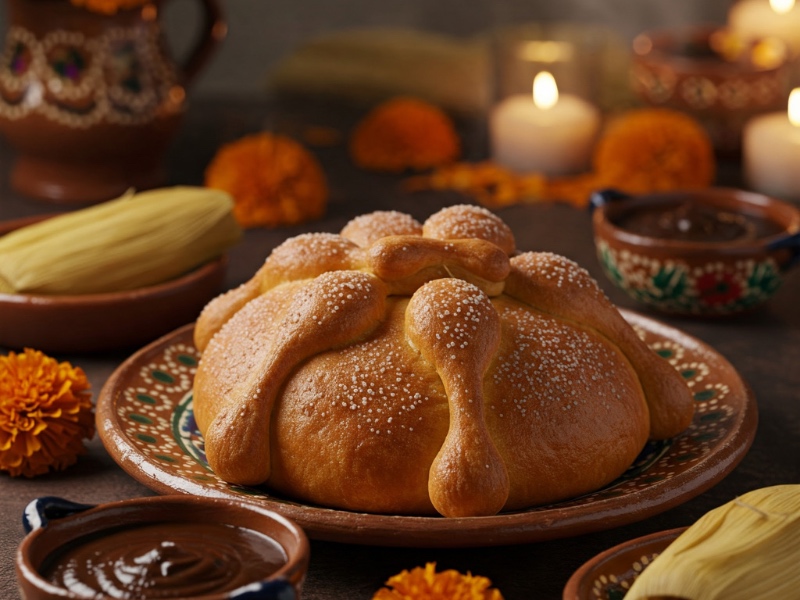 Mexican Dia de los Muertos Food