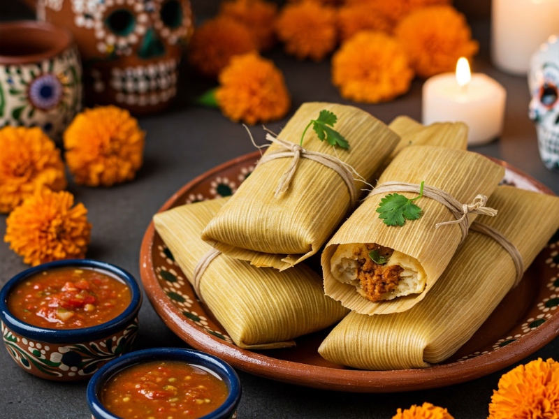 Mexican Dia de los Muertos Food