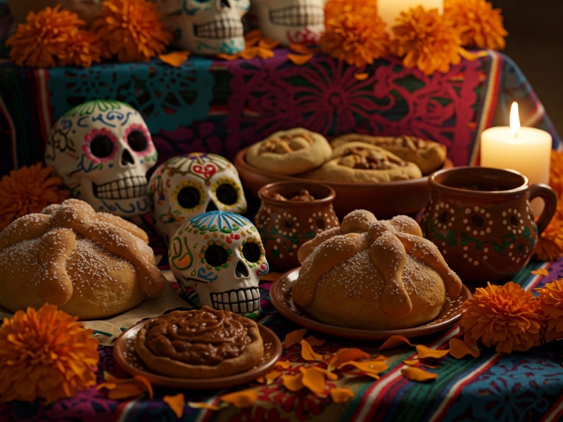Mexican Dia de los Muertos Food