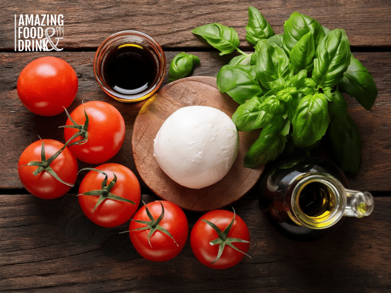 Classic Caprese Salad Recipe with Mozzarella and Basil