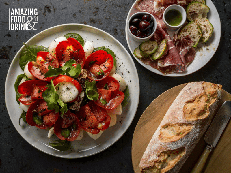 Classic Caprese Salad Recipe with Mozzarella and Basil