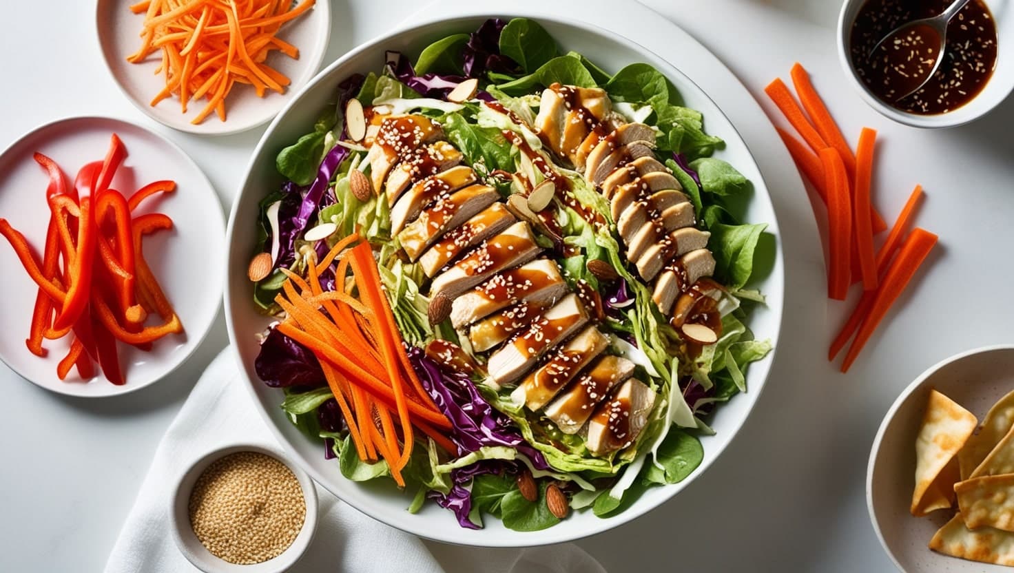 Delicious Asian Sesame Chicken Salad Recipe