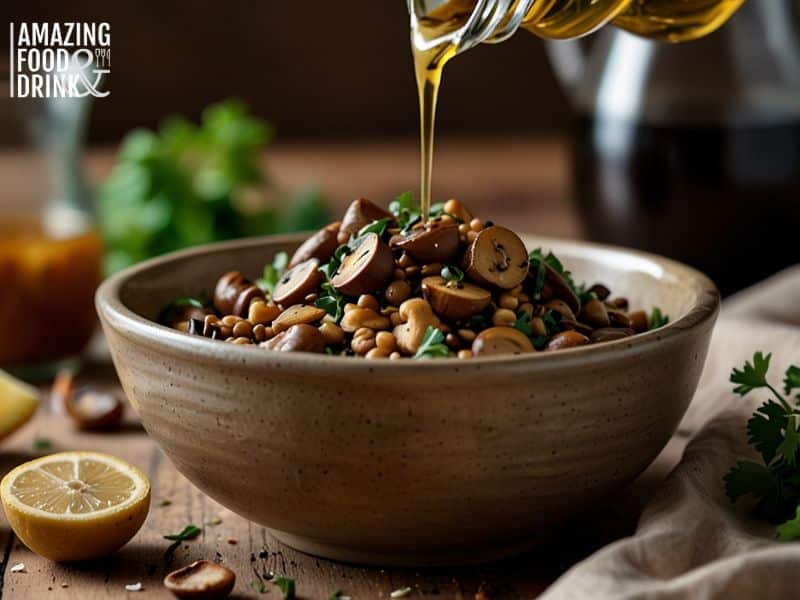 Warm Lentil Salad with Balsamic Vinaigrette