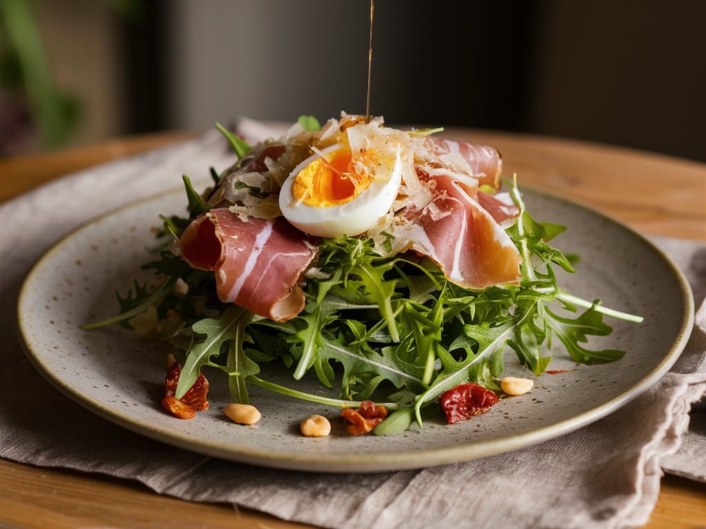 Arugula and Prosciutto Salad with Parmesan