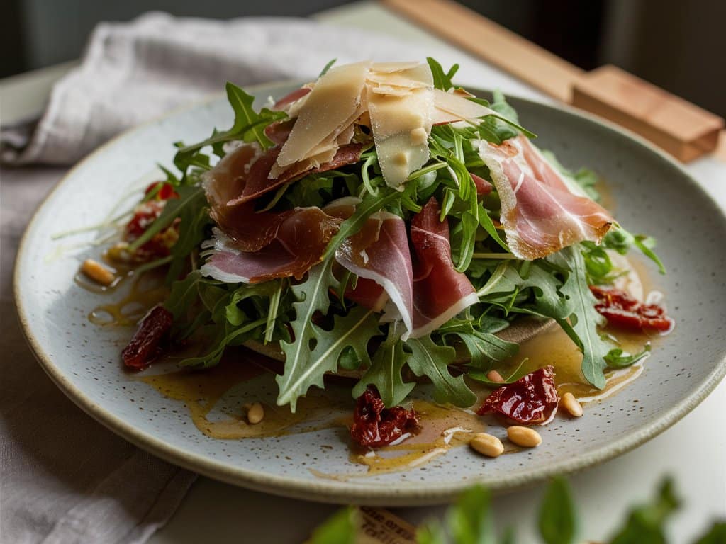 Arugula and Prosciutto Salad with Parmesan
