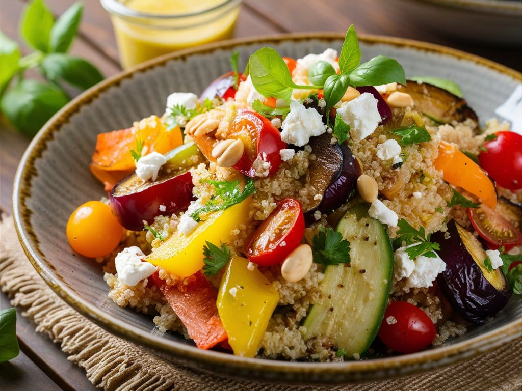 Quinoa Salad with Roasted Vegetables