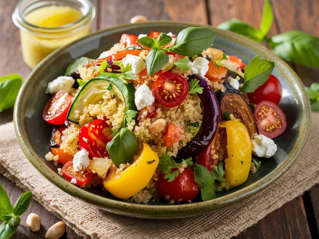 Quinoa Salad with Roasted Vegetables