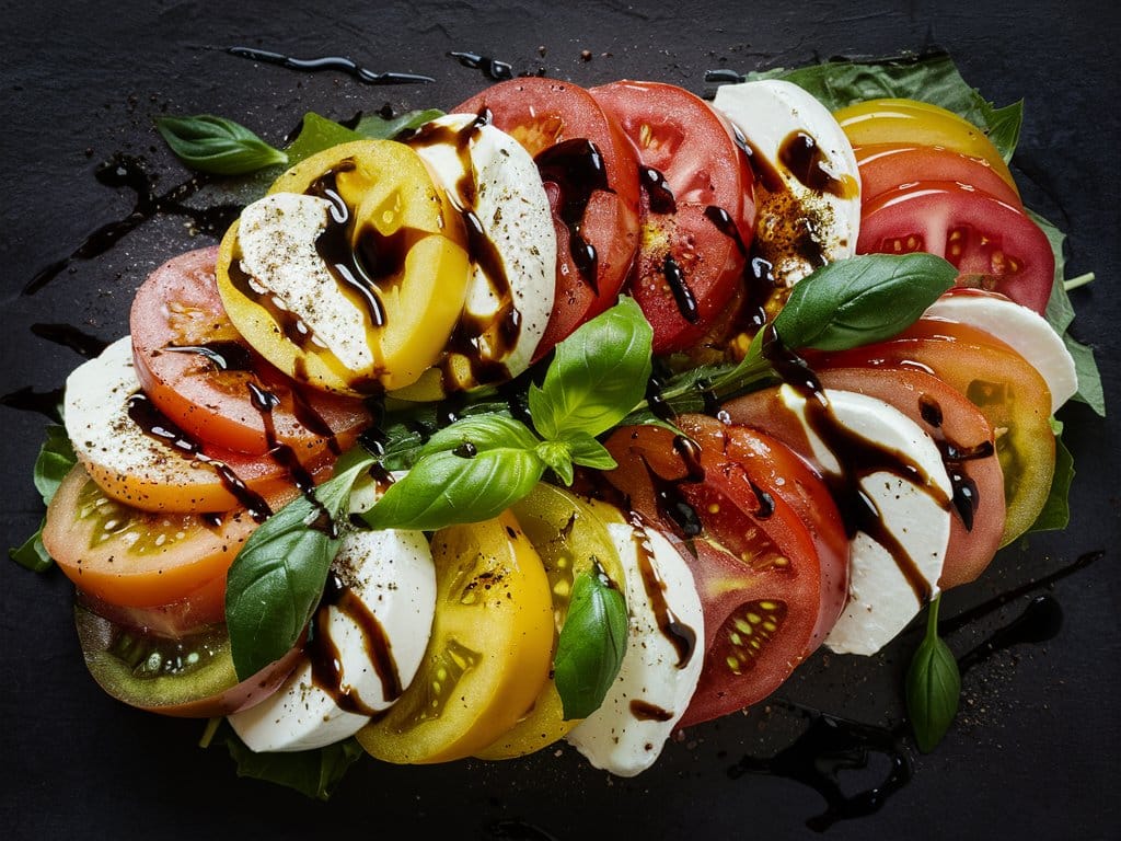 Heirloom Tomato Salad with Balsamic Reduction
