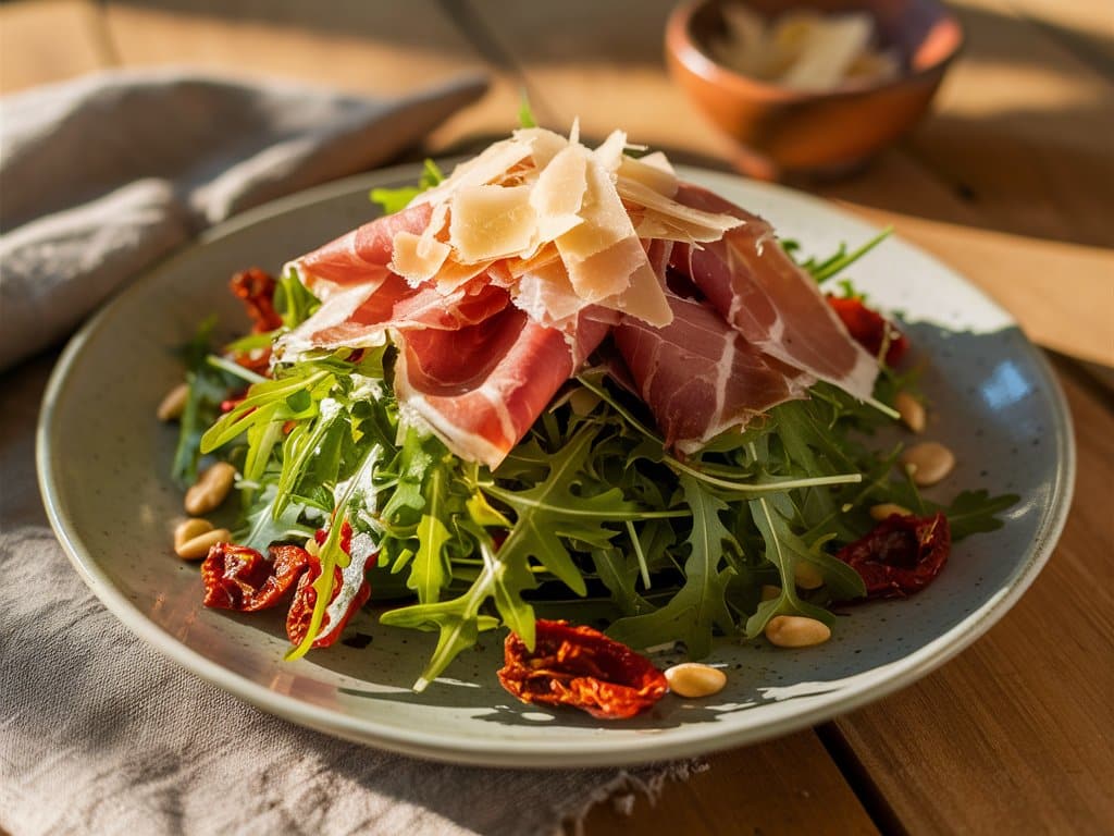 Arugula and Prosciutto Salad with Parmesan