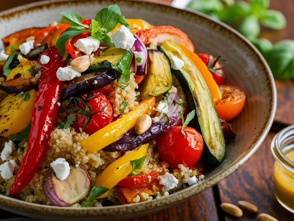 Quinoa Salad with Roasted Vegetables