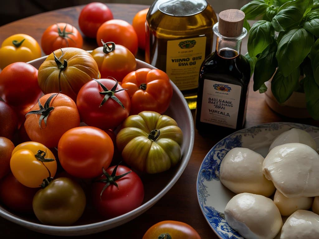 Heirloom Tomato Salad with Balsamic Reduction