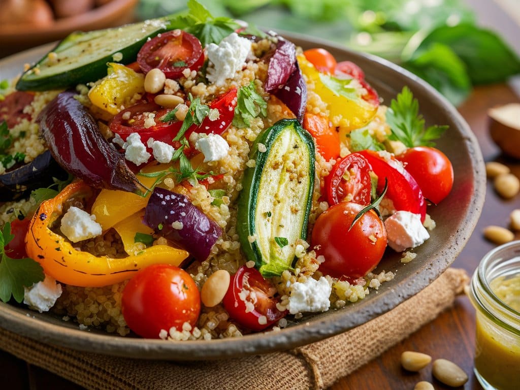 Quinoa Salad with Roasted Vegetables