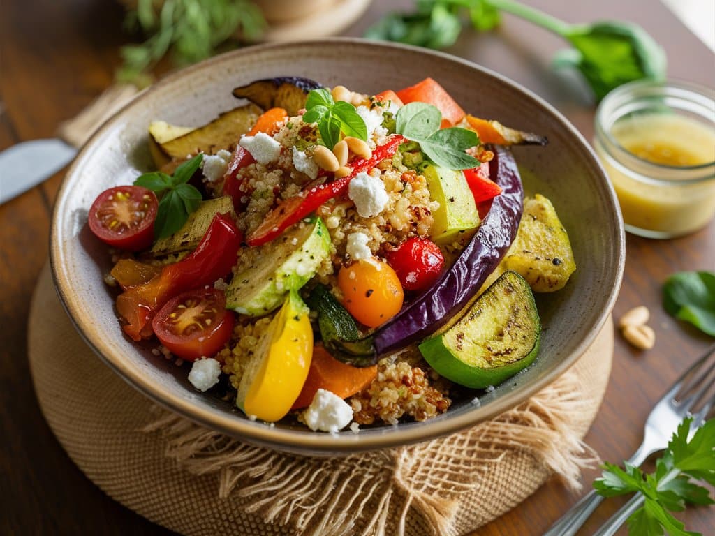 Quinoa Salad with Roasted Vegetables