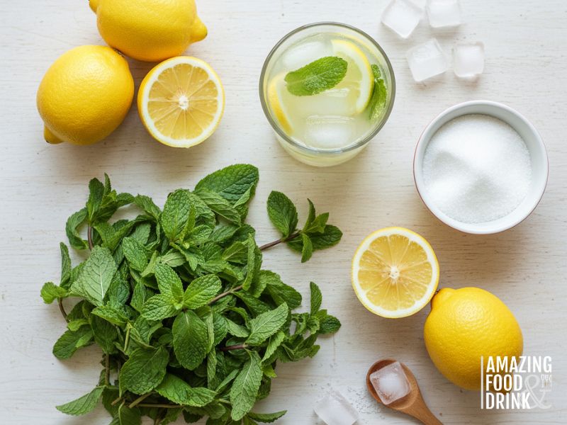 Egyptian Lemonade with Mint