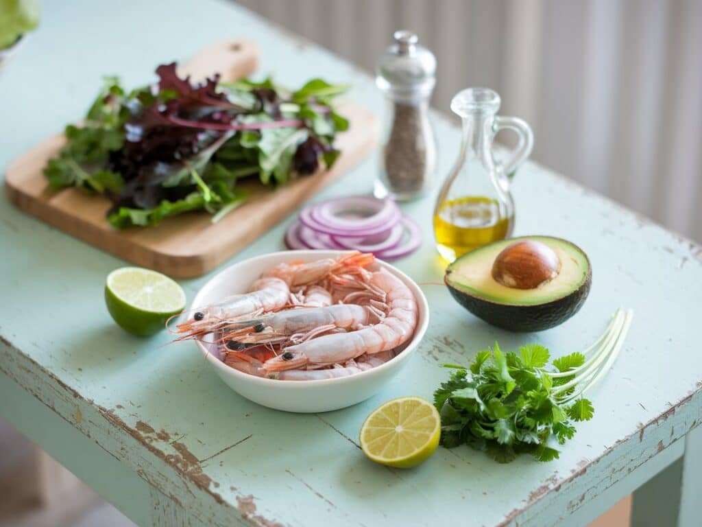Prawn and Avocado Salad: Light and Delicious