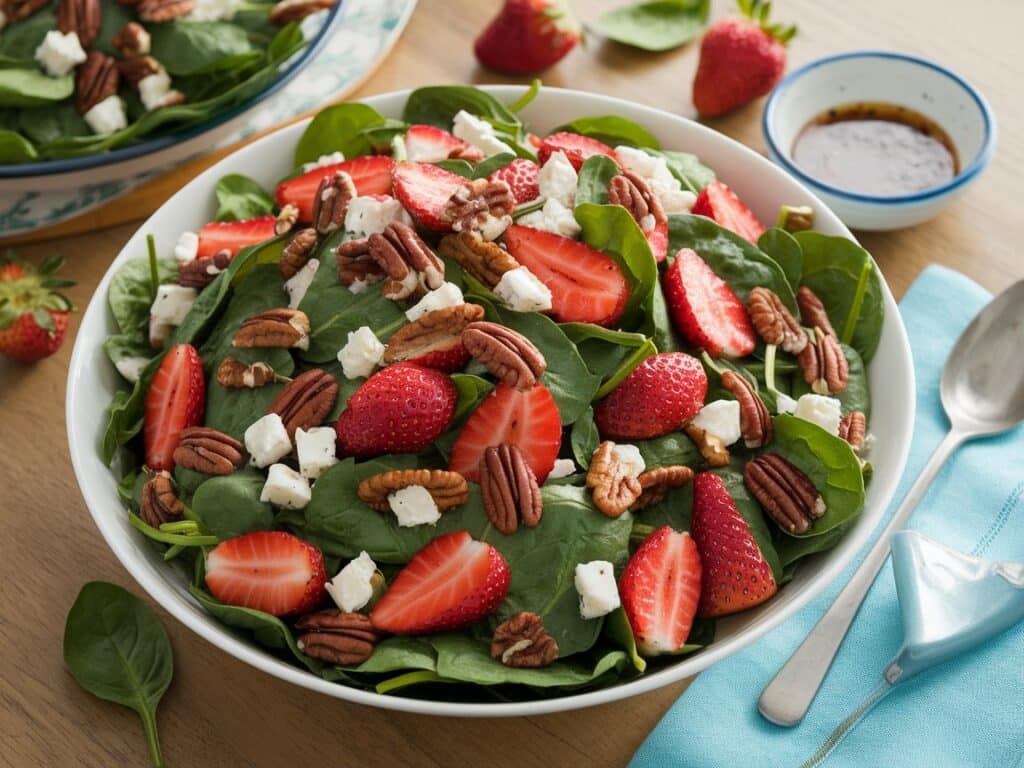 Spinach and Strawberry Salad