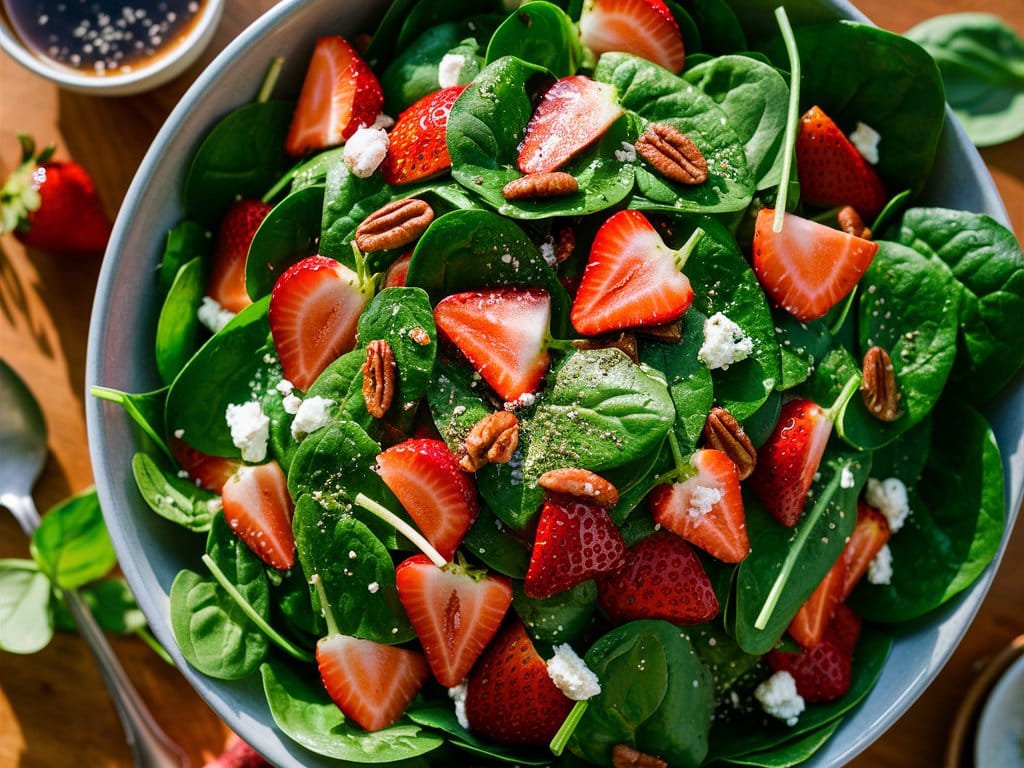 Spinach and Strawberry Salad