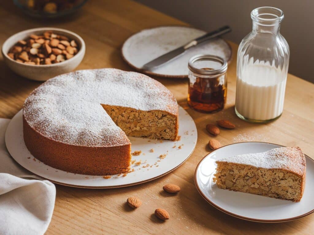 Egg-Free Almond Cake: Nutty and Sweet