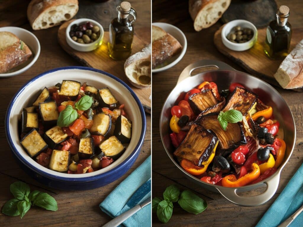 Caponata Salad: Sicilian Aubergine and Tomato Dish