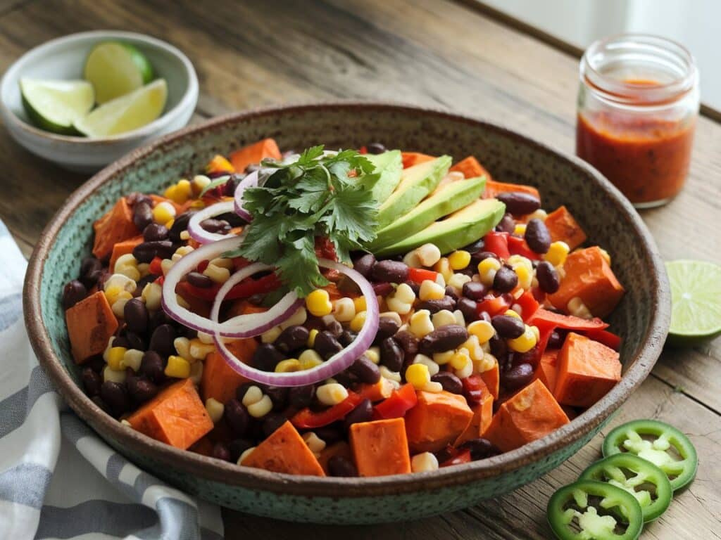 Southwestern Sweet Potato Salad with Black Bean
